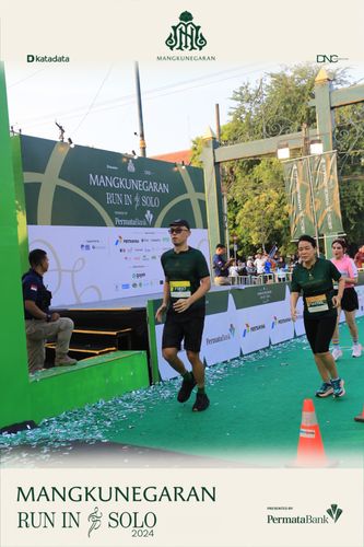 Race photo from Mangkunegaran Run 2024
