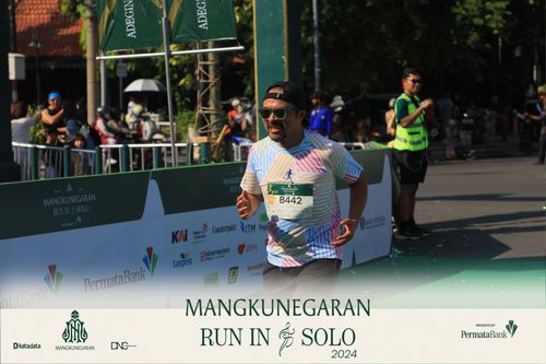 Race photo from Mangkunegaran Run 2024