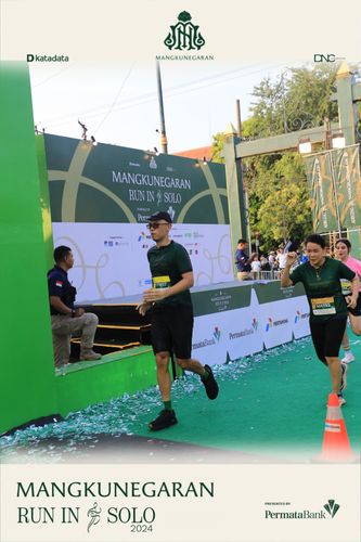 Race photo from Mangkunegaran Run 2024