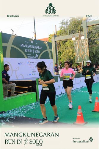 Race photo from Mangkunegaran Run 2024