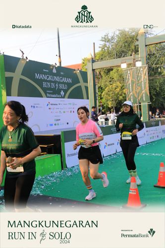 Race photo from Mangkunegaran Run 2024