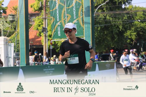 Race photo from Mangkunegaran Run 2024