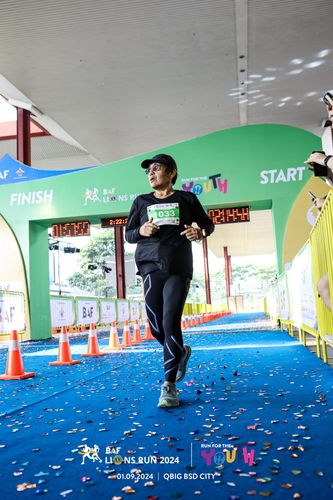 Race photo from BAF LIONS RUN 2024