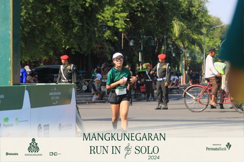 Race photo from Mangkunegaran Run 2024