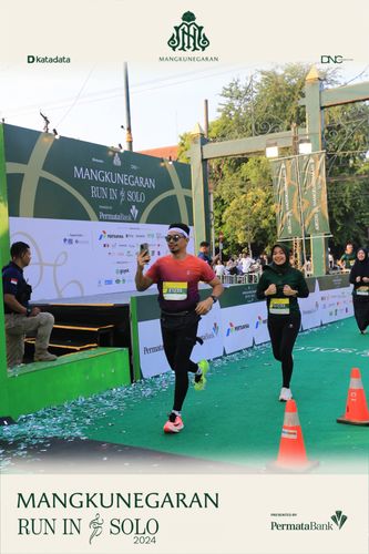 Race photo from Mangkunegaran Run 2024
