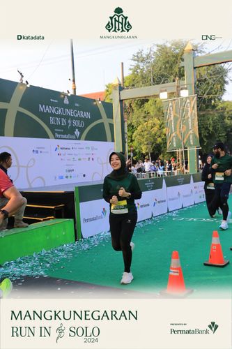 Race photo from Mangkunegaran Run 2024