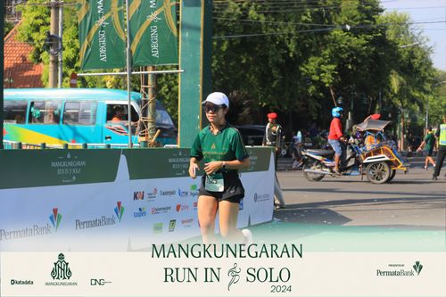 Race photo from Mangkunegaran Run 2024