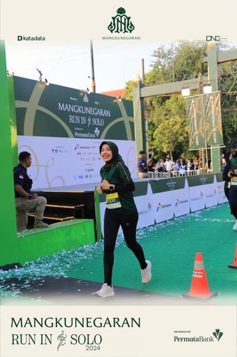 Race photo from Mangkunegaran Run 2024