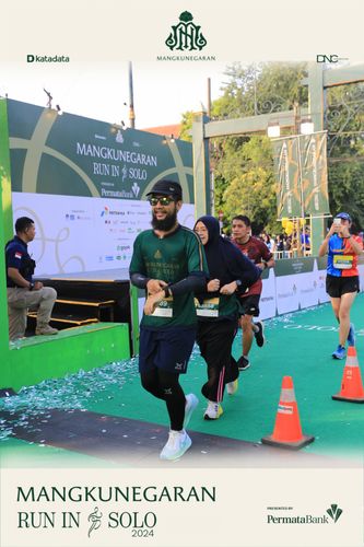 Race photo from Mangkunegaran Run 2024