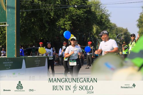 Race photo from Mangkunegaran Run 2024