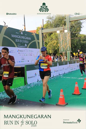 Race photo from Mangkunegaran Run 2024