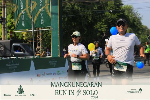 Race photo from Mangkunegaran Run 2024