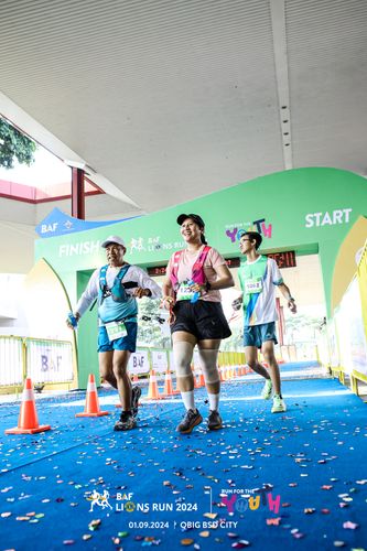 Race photo from BAF LIONS RUN 2024