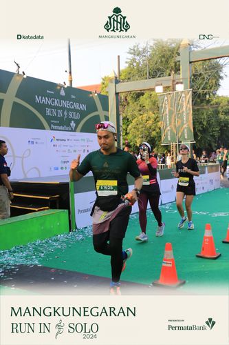 Race photo from Mangkunegaran Run 2024
