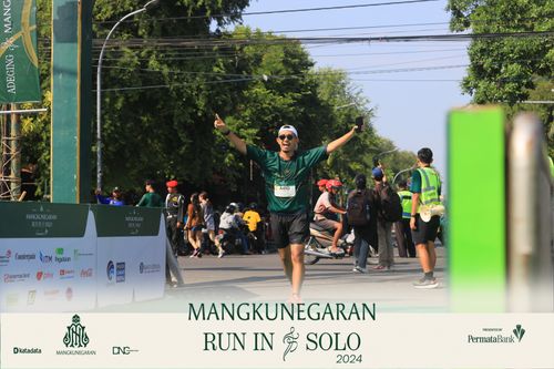 Race photo from Mangkunegaran Run 2024