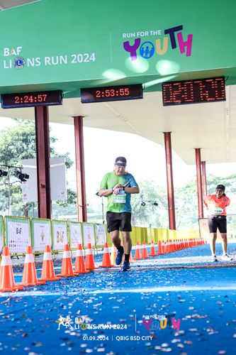 Race photo from BAF LIONS RUN 2024