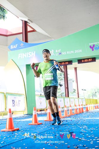 Race photo from BAF LIONS RUN 2024