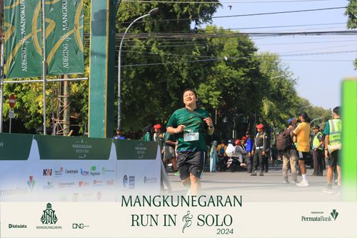 Race photo from Mangkunegaran Run 2024
