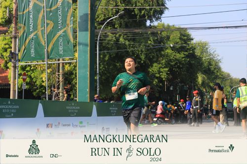 Race photo from Mangkunegaran Run 2024