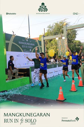 Race photo from Mangkunegaran Run 2024