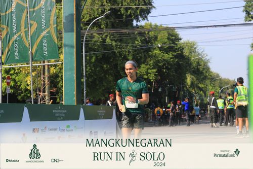 Race photo from Mangkunegaran Run 2024