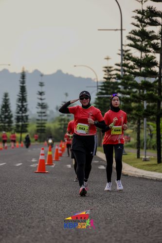 Race photo from CISANGKAN KBP CITY RUN 2025
