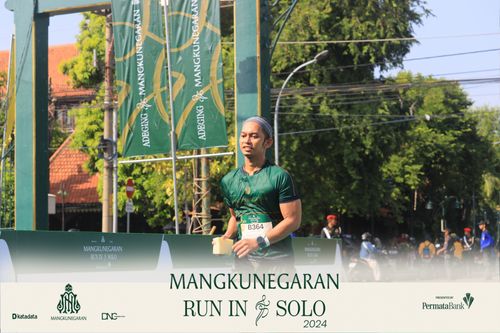 Race photo from Mangkunegaran Run 2024