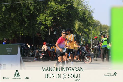 Race photo from Mangkunegaran Run 2024