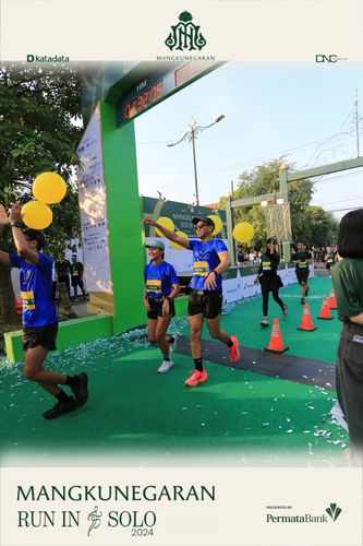 Race photo from Mangkunegaran Run 2024