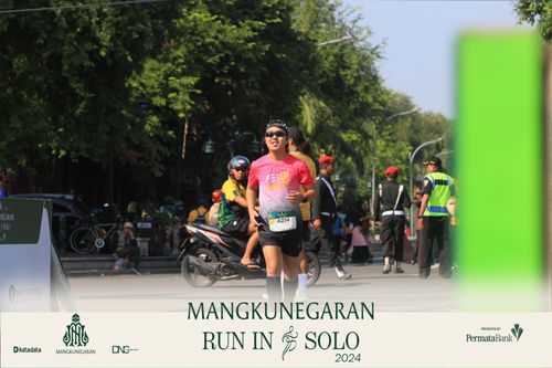 Race photo from Mangkunegaran Run 2024