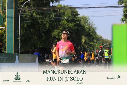 Race photo from Mangkunegaran Run 2024