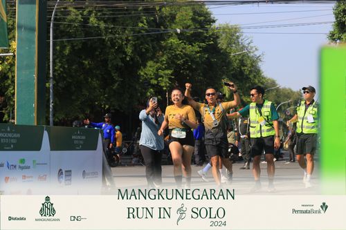 Race photo from Mangkunegaran Run 2024
