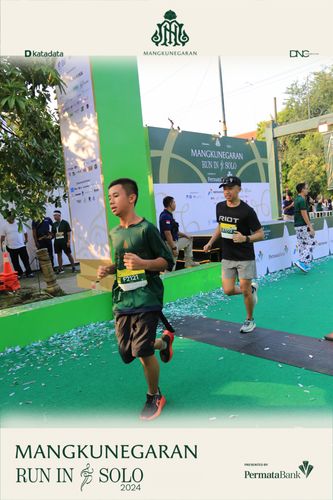 Race photo from Mangkunegaran Run 2024