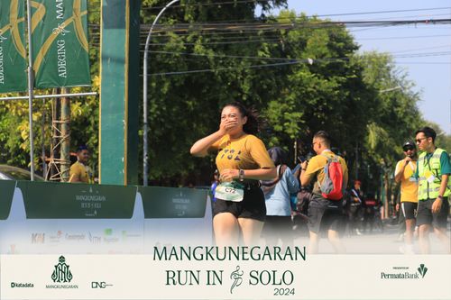 Race photo from Mangkunegaran Run 2024