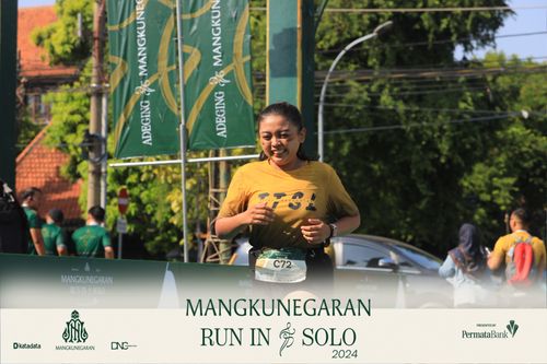 Race photo from Mangkunegaran Run 2024