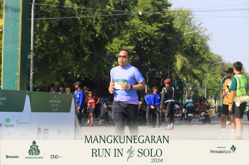 Race photo from Mangkunegaran Run 2024