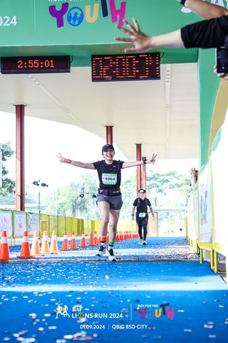 Race photo from BAF LIONS RUN 2024