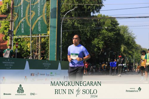 Race photo from Mangkunegaran Run 2024