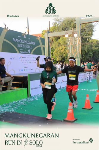 Race photo from Mangkunegaran Run 2024