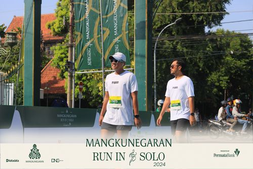 Race photo from Mangkunegaran Run 2024