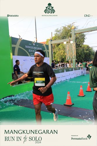 Race photo from Mangkunegaran Run 2024