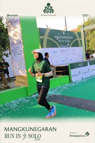Race photo from Mangkunegaran Run 2024