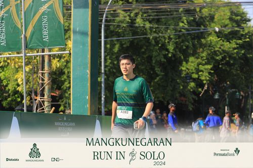 Race photo from Mangkunegaran Run 2024