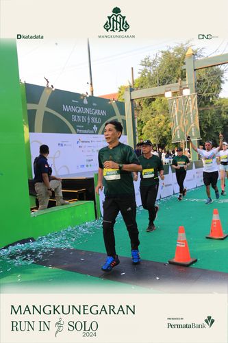 Race photo from Mangkunegaran Run 2024