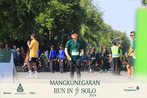 Race photo from Mangkunegaran Run 2024