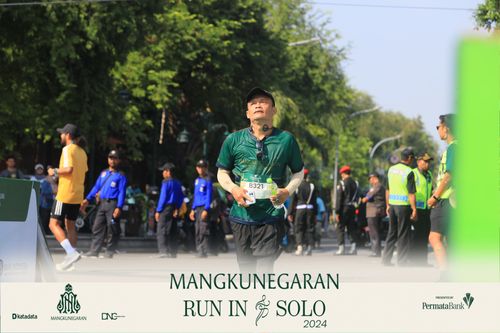 Race photo from Mangkunegaran Run 2024