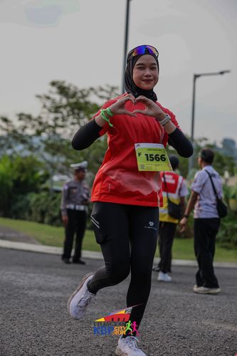 Race photo from CISANGKAN KBP CITY RUN 2025
