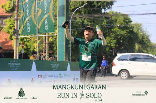 Race photo from Mangkunegaran Run 2024