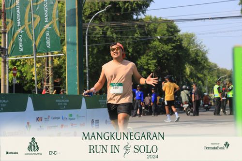 Race photo from Mangkunegaran Run 2024