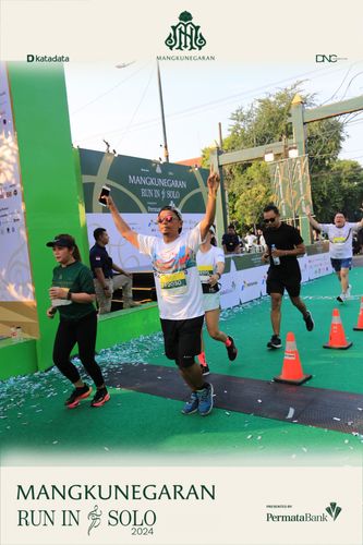 Race photo from Mangkunegaran Run 2024